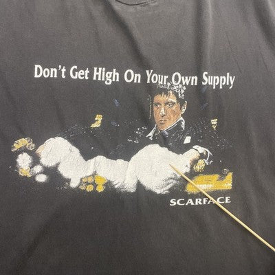 Vintage Scarface Don't Get High On Your Own Supply T-Shirt Size 3XL