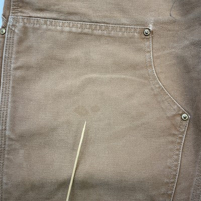 Carhartt Canvas Carpenter Double Knee Work Pants Size 36 X 30 Brown