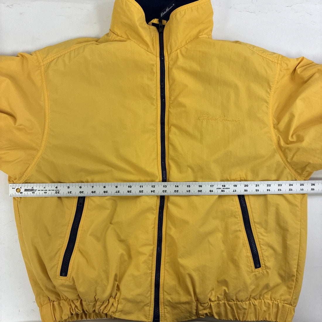 L.L. Bean Fleece Lined Bomber Jacket Size Large Vintage