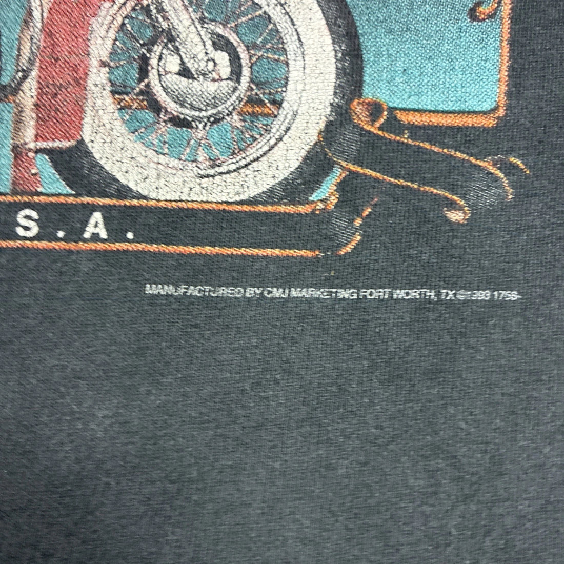 3D Emblem American Heritage Native Chief T-Shirt Size XL Vintage