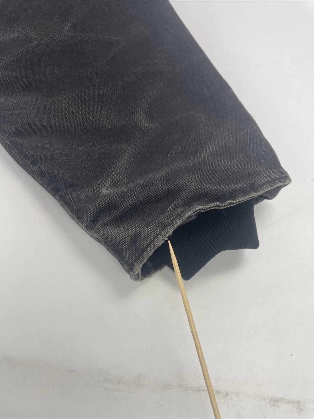 Carhartt Canvas Work Jacket Size XL Sherpa Lined C61 BLK