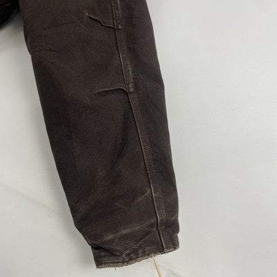 Carhartt Canvas Work Coat Jacket Size XL C95 DKB