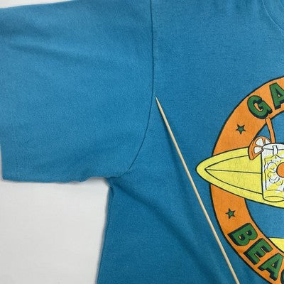 Vintage Garfield Beach Club T-Shirt Size Large Cartoon 90s