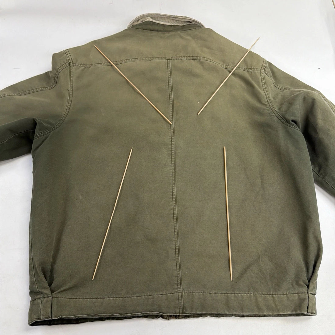 Mossimo Mo Co 55 Work Jacket Size Large Green Detroit Style