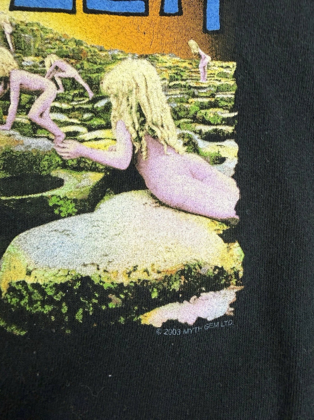 Vintage Led Zeppelin Houses Of The Holy T-Shirt Size Large 2003