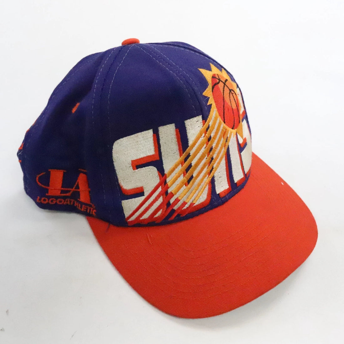 Vintage Phoenix Suns Blockhead Logo Athletic Snapback Hat Cap OSFA NBA