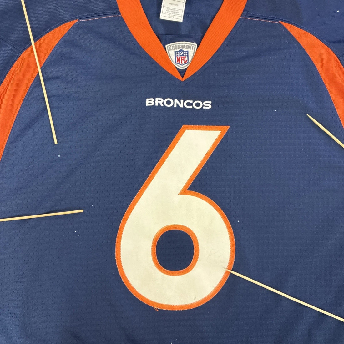 Vintage Denver Broncos Jay Cutler Reebok Jersey Size Large Stitched NFL