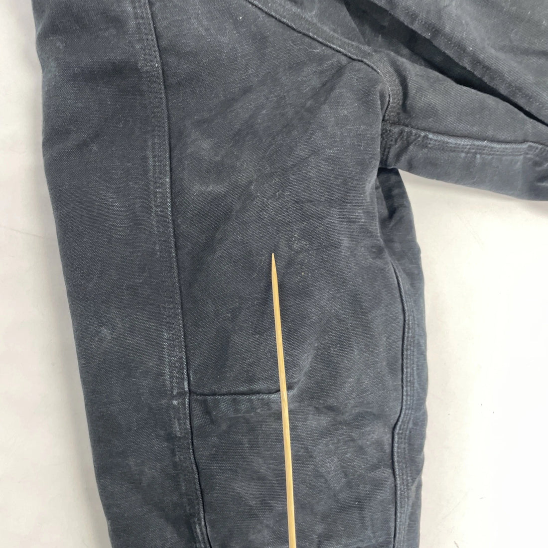 Carhartt Canvas Work Jacket Size XL Black Sherpa Lined