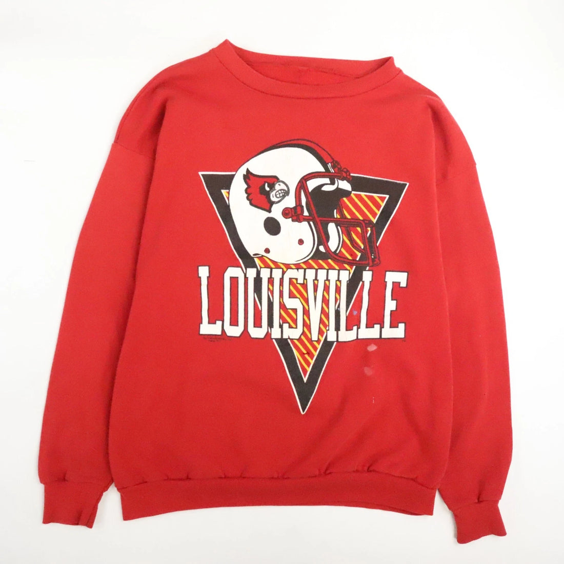 Vintage Louisville Cardinals Football Crewneck Sweatshirt Size XL NCAA