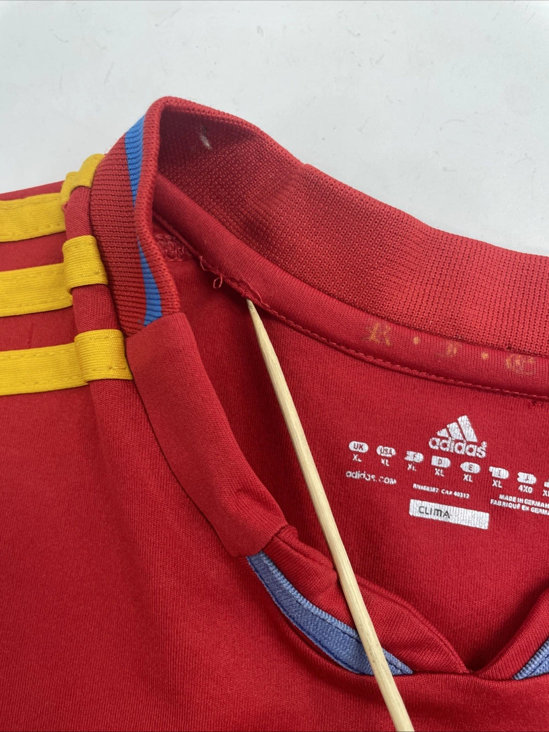 Spain David Villa Adidas Soccer Football Jersey Size XL National