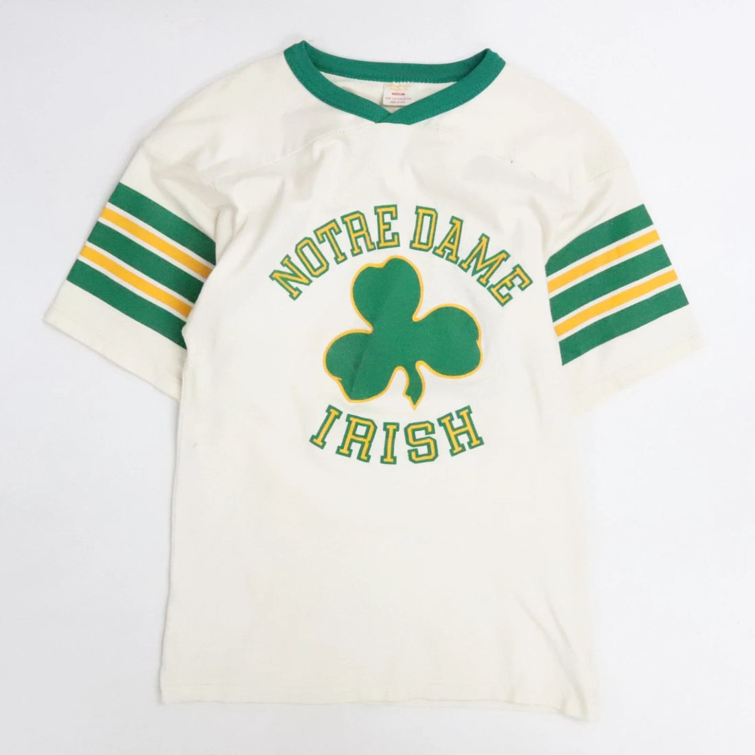 Vintage Notre Dame Fighting Irish T-Shirt Size Medium 80s NCAA
