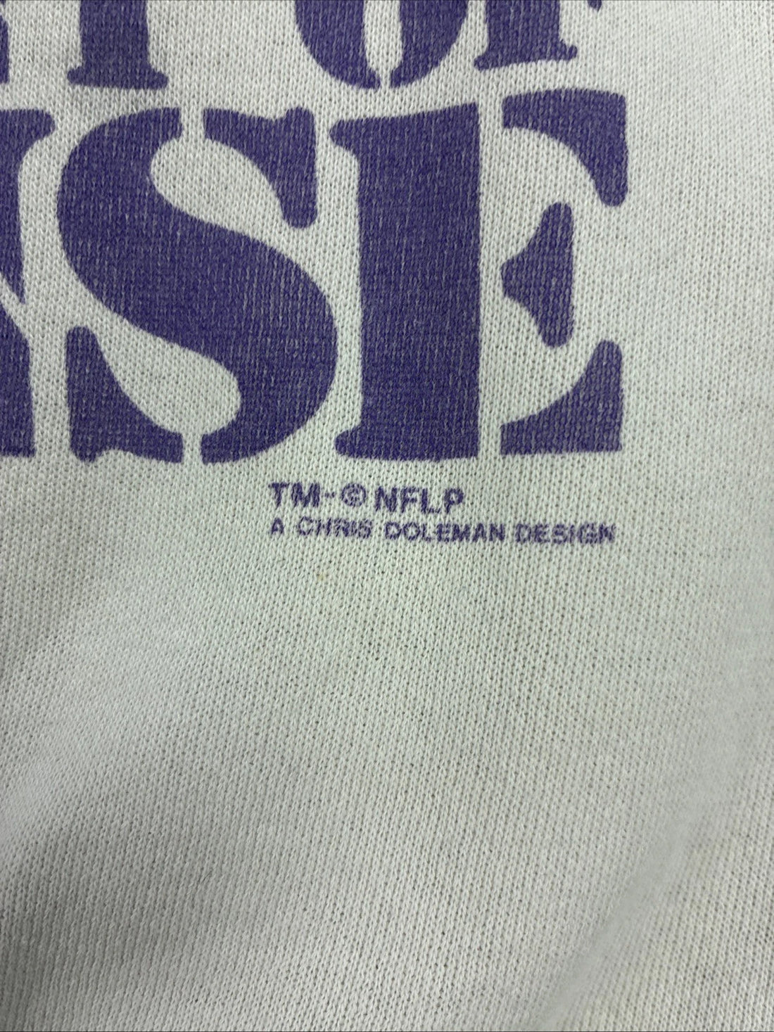 Vintage Minnesota Vikings Caricature Sweatshirt Crewneck Size XL 90s NFL