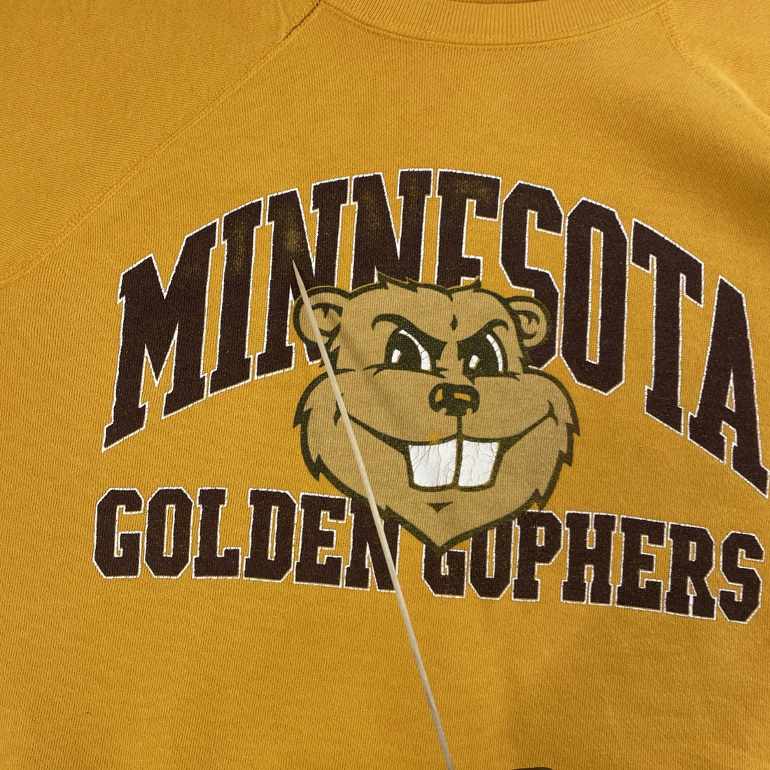 Vintage Minnesota Golden Gophers Crewneck Sweatshirt Size Large 80s 90s NCAA
