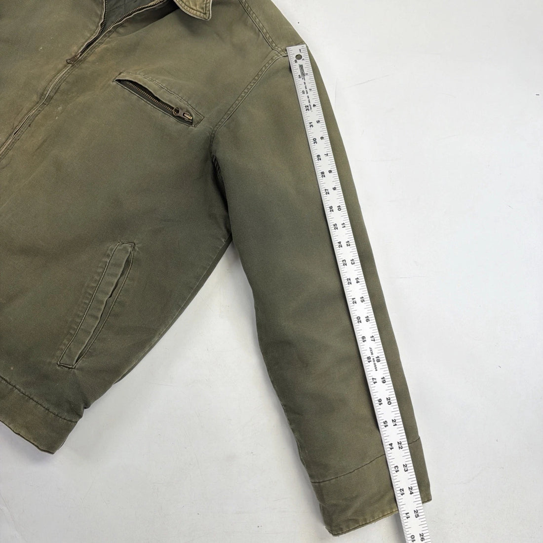 Mossimo Mo Co 55 Work Jacket Size Large Green Detroit Style
