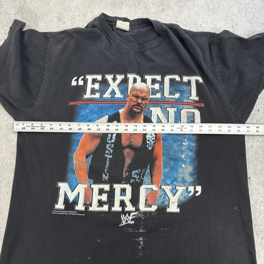 Vintage Stone Cold Steve Austin Expect No Mercy Wrestling T-Shirt XL WWF WWE 90s
