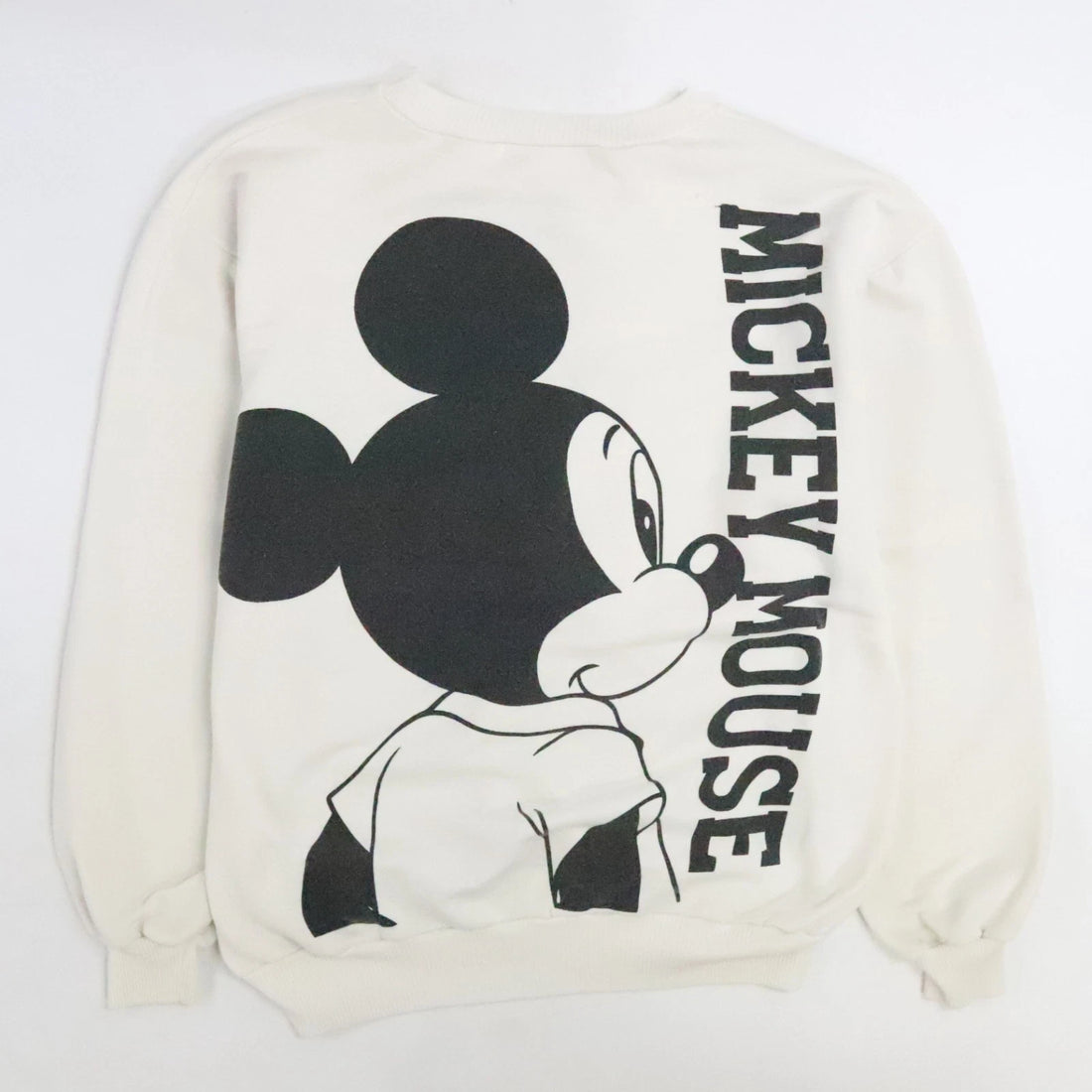 Vintage Mickey Mouse Disney Sweatshirt Size Large Double Sided 90s