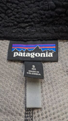 Vintage Patagonia Retro X Deep Pile Fleece Jacket Size Small Black