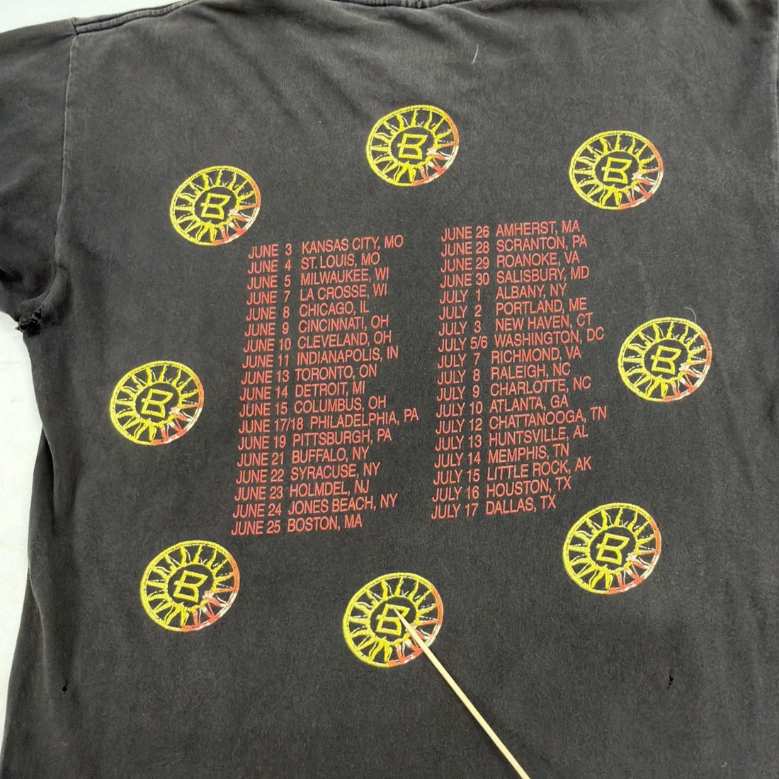 Vintage The Moody Blues Brockum T-Shirt Size Large