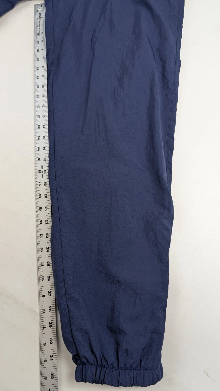 Vintage Nike Nylon Track Pants Size Large Tonal Blue