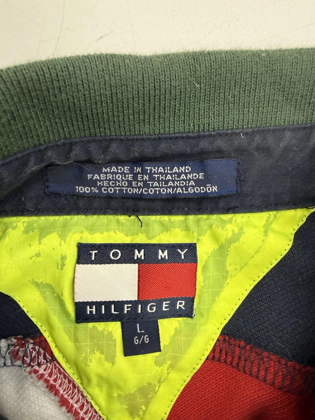 Tommy Hilfiger Sailing Gear Rugby Shirt Size Large