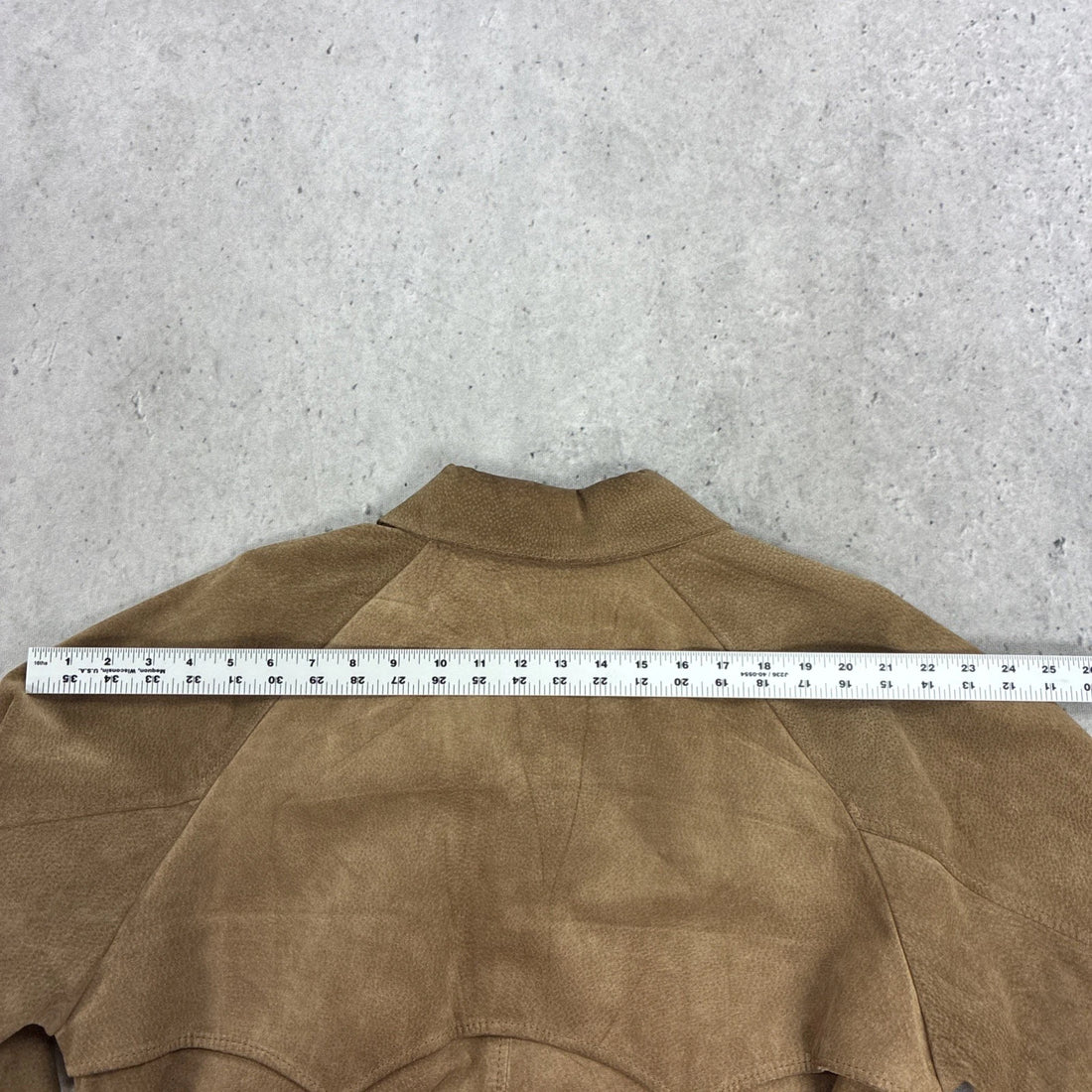 Vintage Brazil Leather Suede Bomber Jacket Size 42