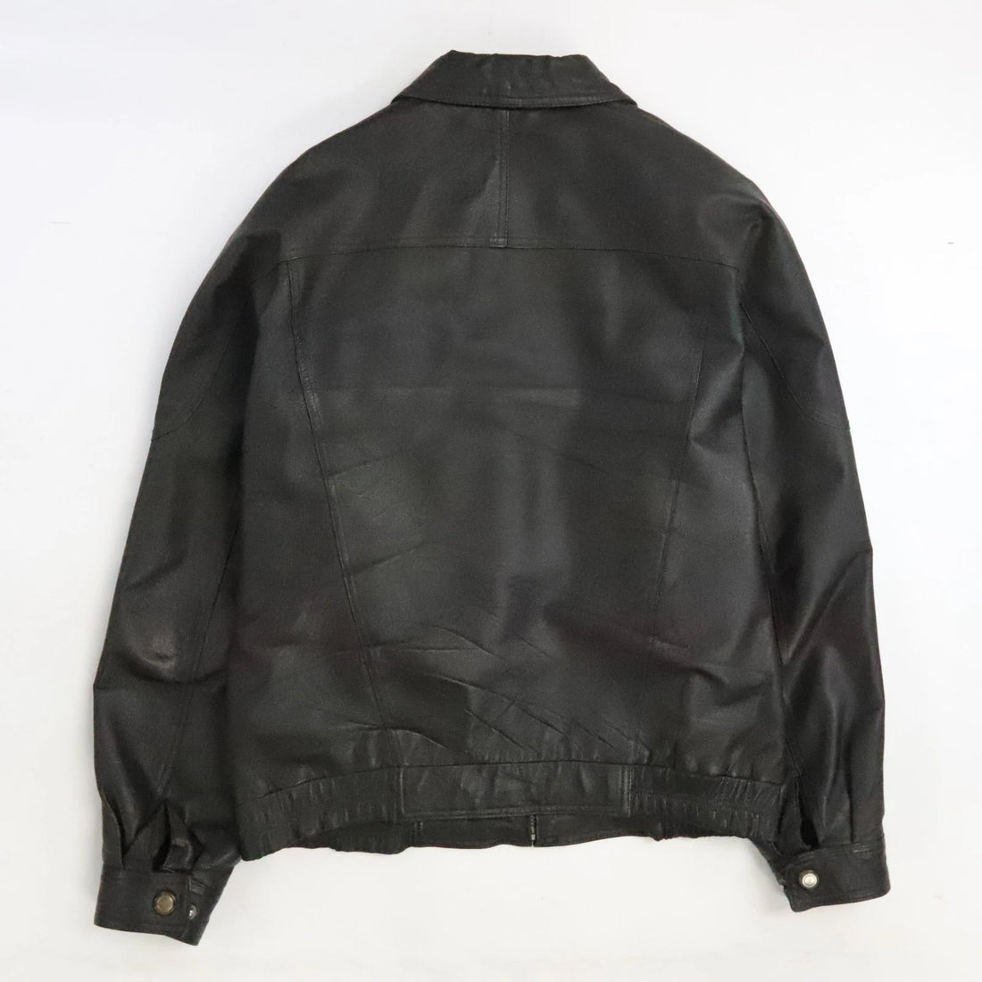 David Taylor Leather Bomber Jacket Size Medium