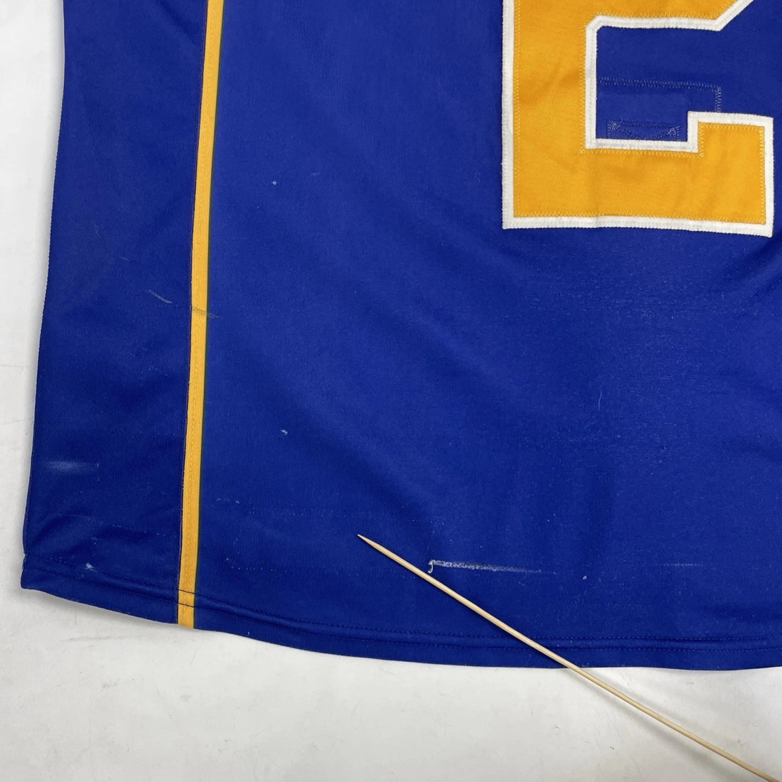 Vintage Warren Wildcats Authentic Hockey Jersey Size 56 Fight Strap