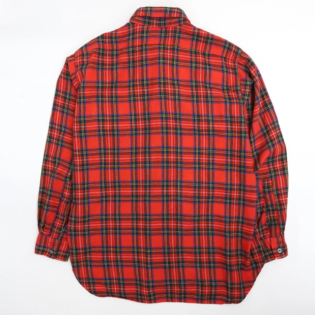 Vintage Abercrombie & Fitch Viyella Wool Button Up Shirt Size Large Red Plaid
