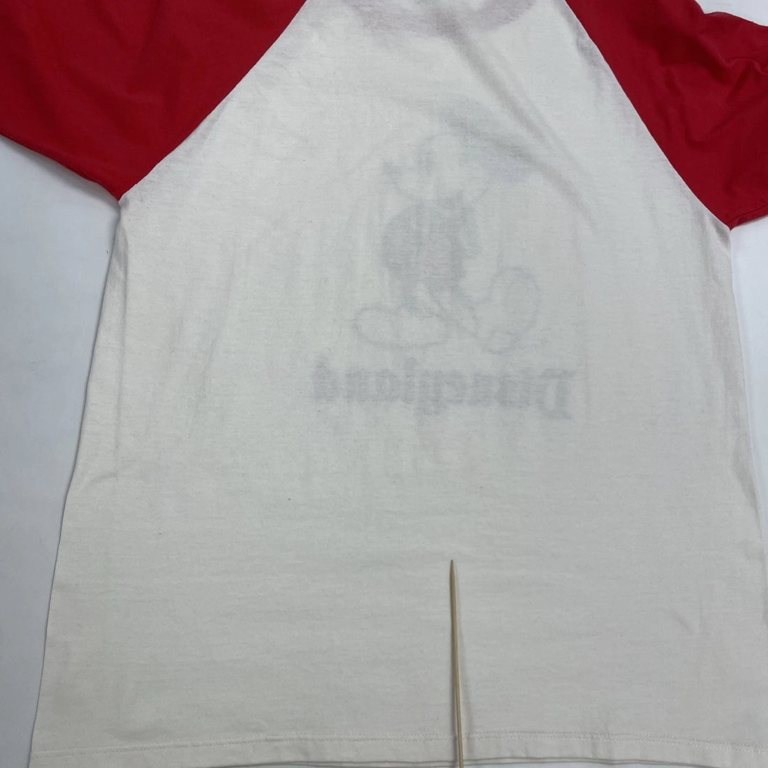 Vintage Mickey Mouse Disneyland Ringer T-Shirt Size XL 90s