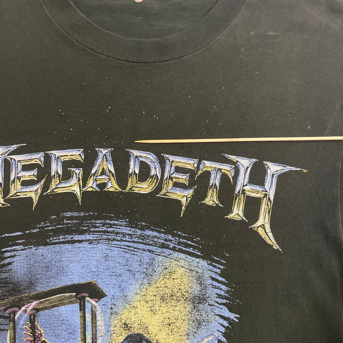 Vintage Megadeth Countdown To Extinction Tour T-Shirt XL Grim Reaper 1992 90s