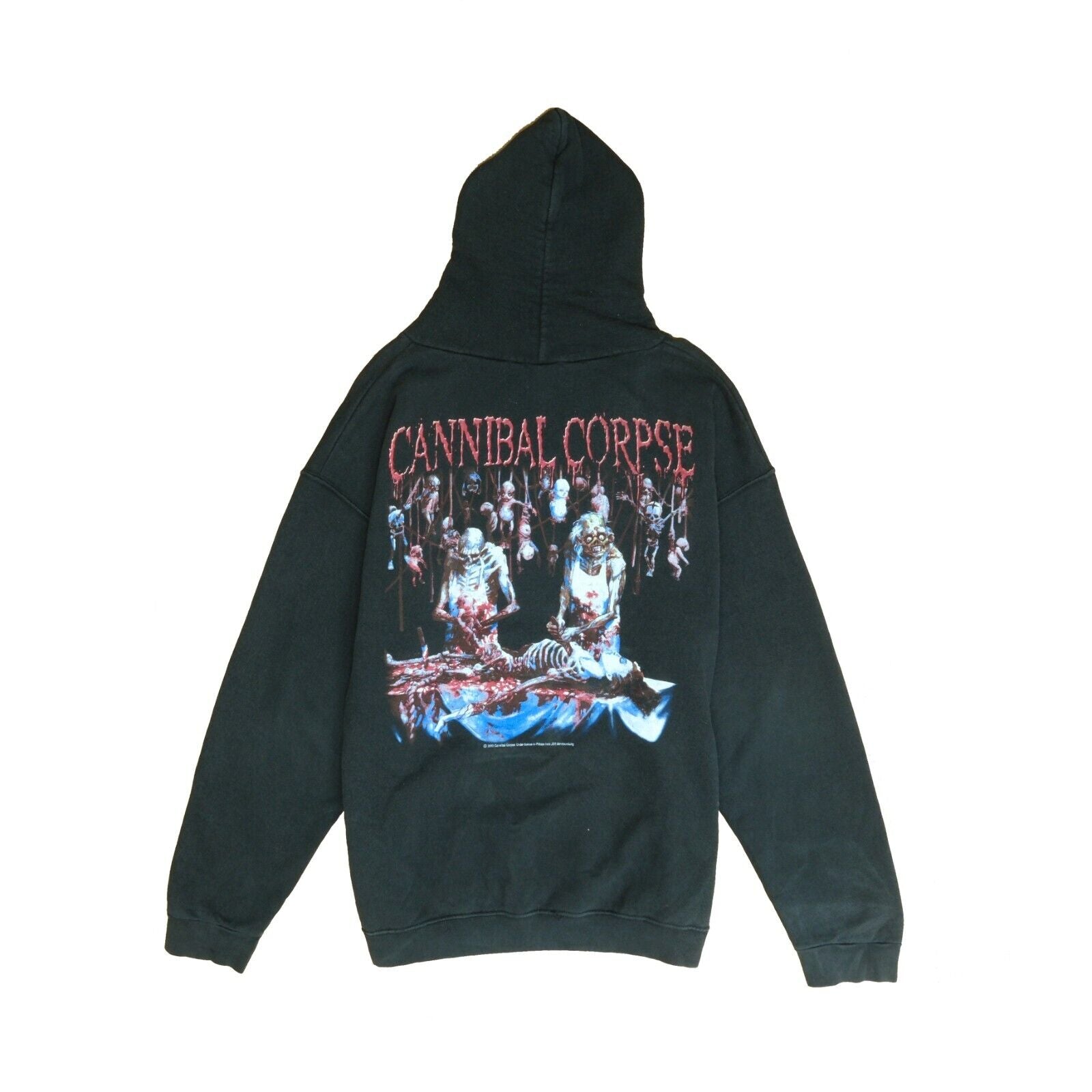 Vintage Cannibal Corpse Butchered at Birth Sweatshirt Hoodie Size