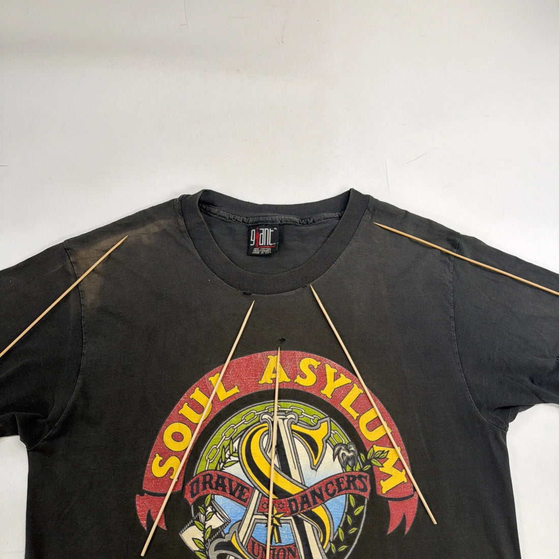 Vintage Soul Asylum Grave Dancers Union Band T-Shirt Size XL 90s