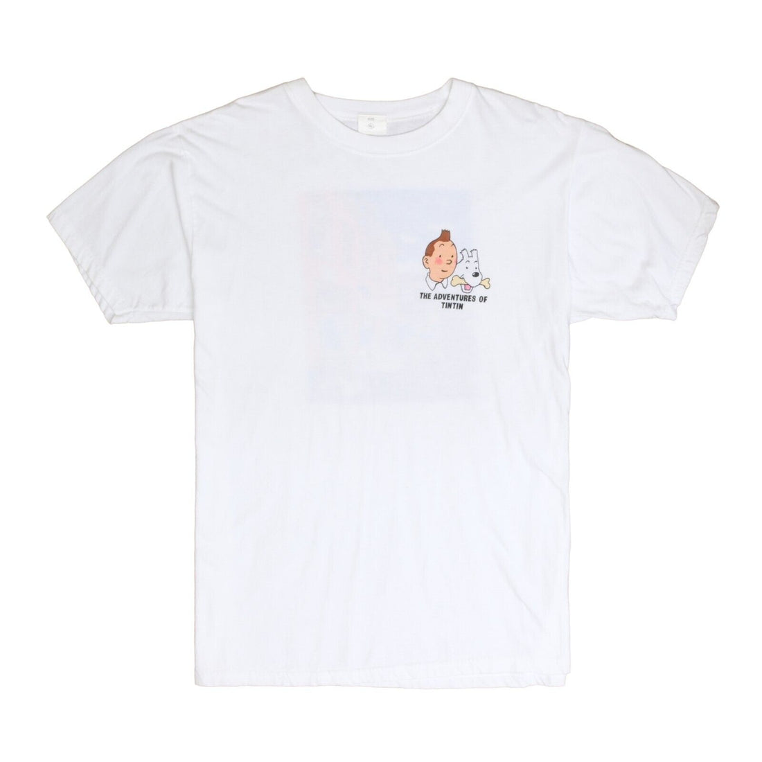 Vintage The Adventure Of Tintin in Kabul T-Shirt Size XL White