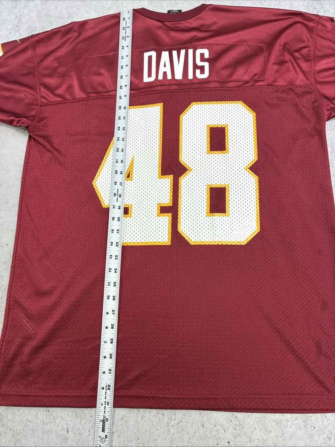 Vintage Washington Redskins Stephen Davis Nike Jersey Size XL NFL