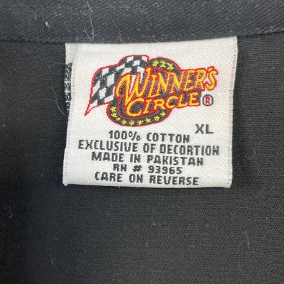 Vintage Tony Stewart Home Depot Racing Button Up Shirt Size XL