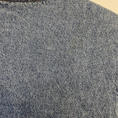 Vintage Levi's Denim Vest Jacket Size Large Sherpa Lined