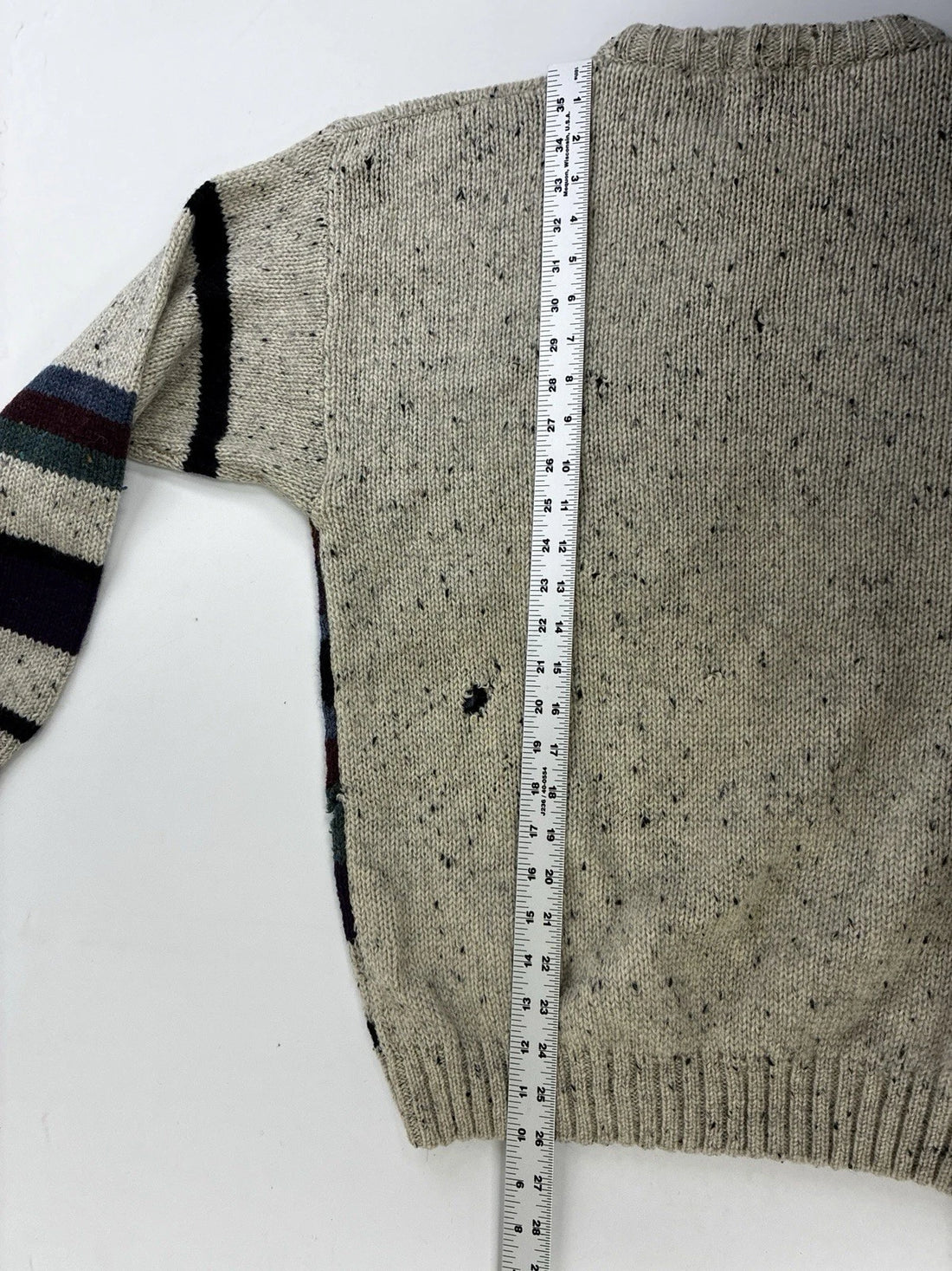 Vintage Etchings Western Aztec Wool Knit Crewneck Sweater Size Medium