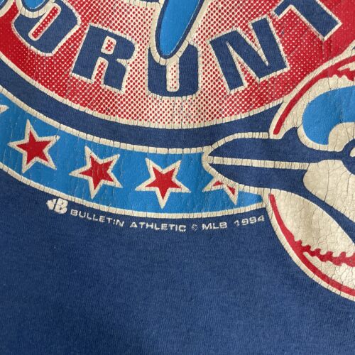 Vintage Toronto Blue Jays T-Shirt Size Large 1994 90s MLB