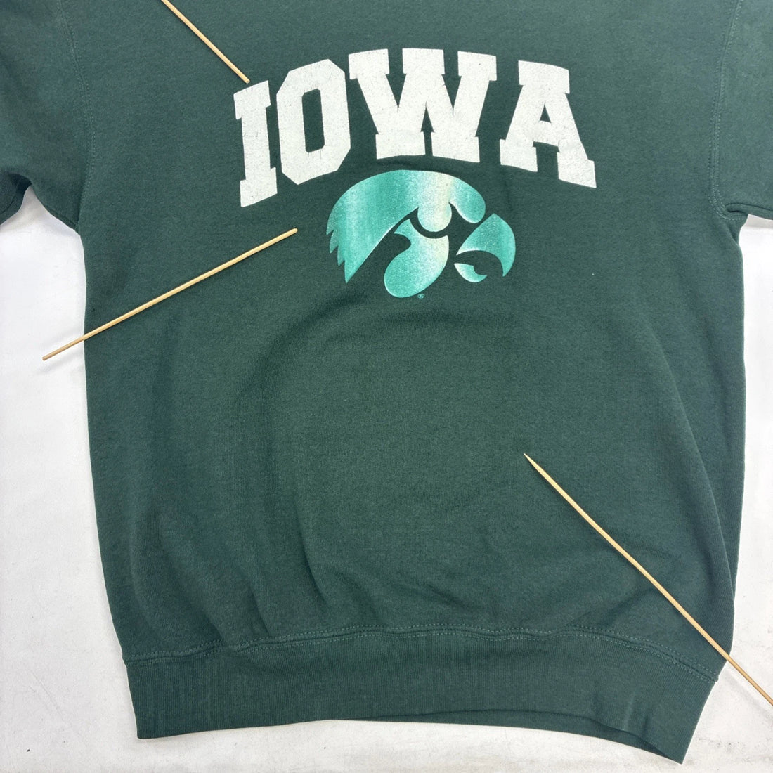 Vintage Iowa Hawkeyes Crewneck Sweatshirt Size Large 90s NCAA