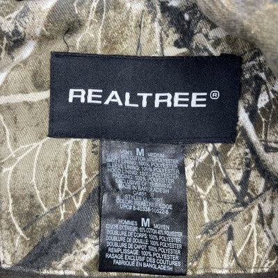 Realtree Edge Camo Bomber Jacket Size Medium