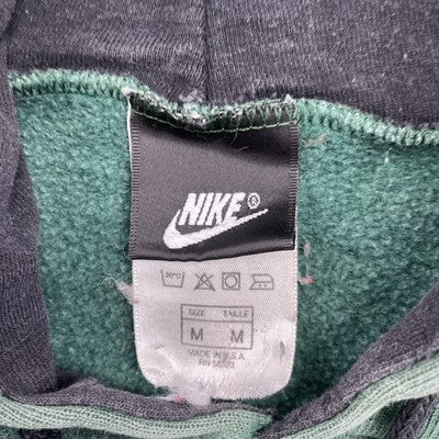 Vintage Nike Sweatshirt Hoodie Size Medium Green Black