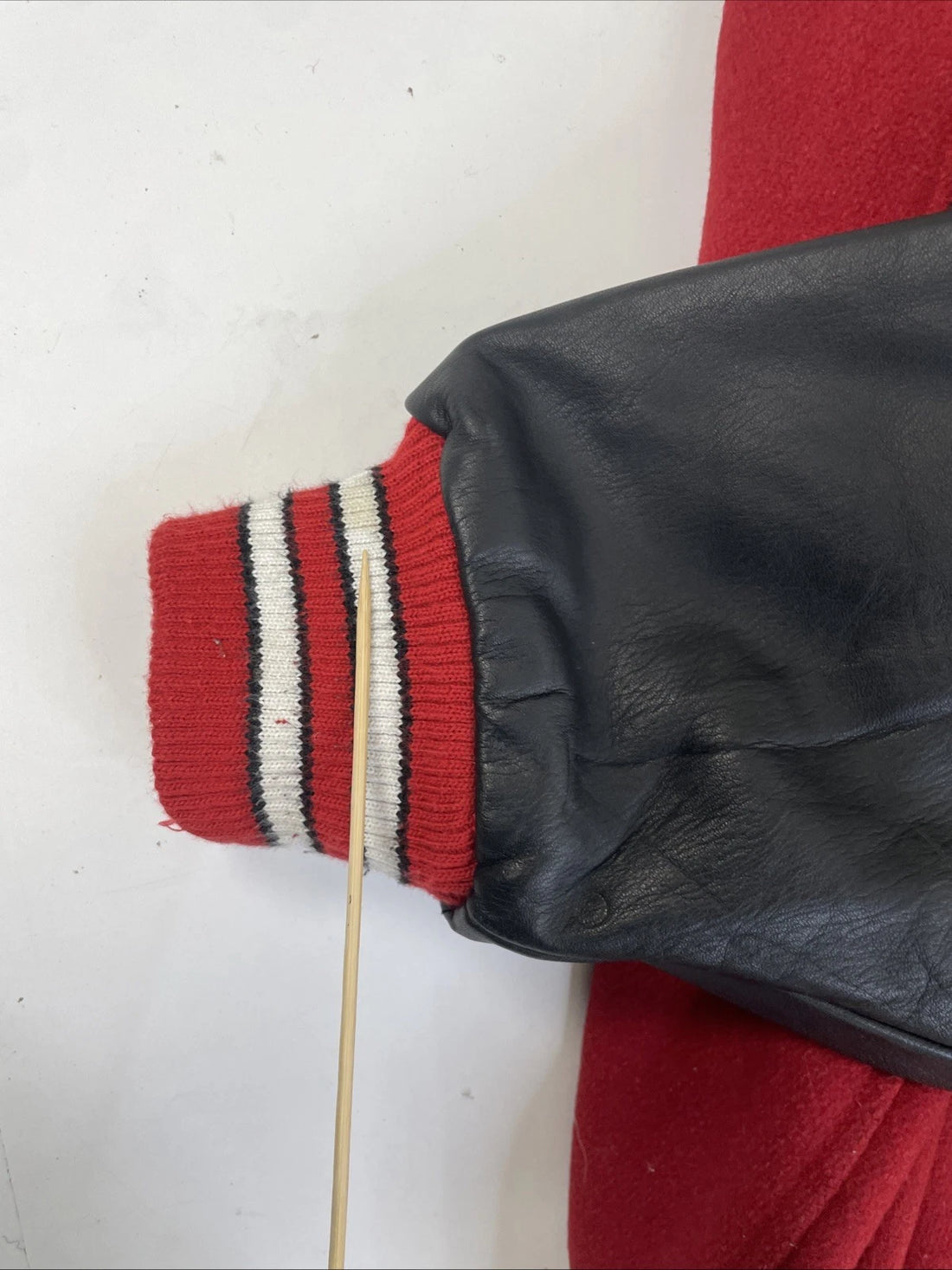 Vintage Hong Kong Bank Canada Roots Athletics Leather Wool Varsity Jacket Large