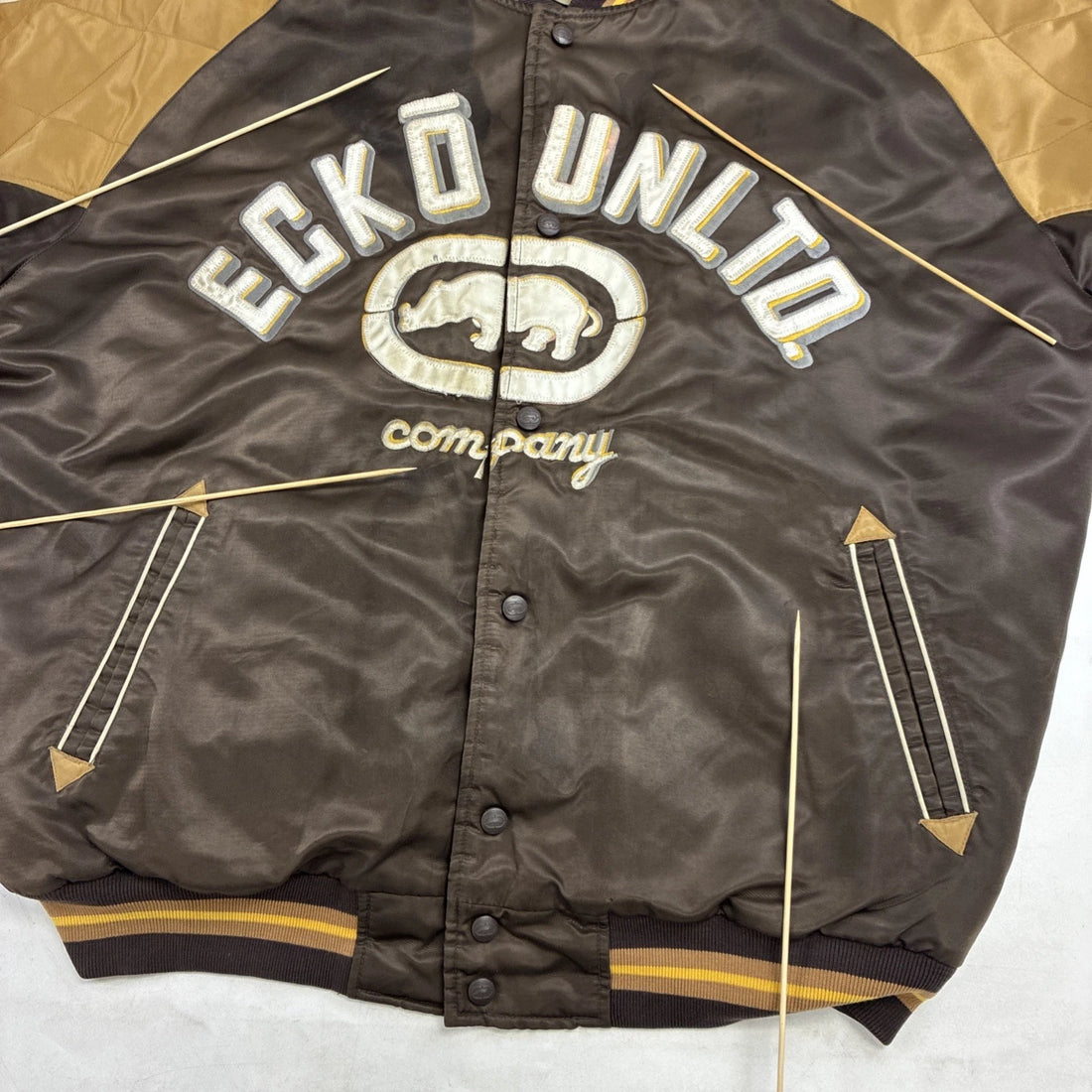 Vintage Ecko Unltd Bomber Jacket Size XL Y2K