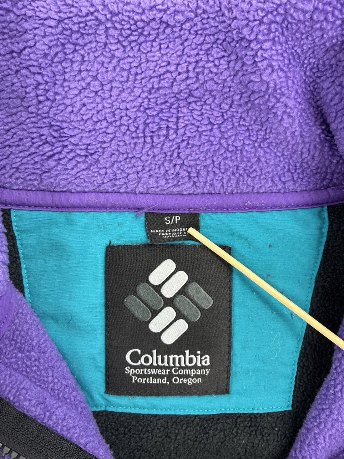 Vintage Columbia Fleece Jacket Size Small