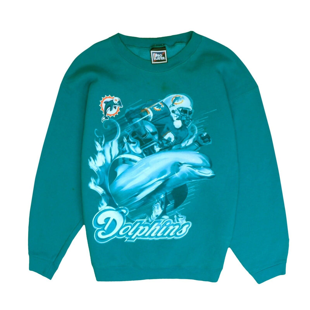 Vintage Lee Sport Miami Dolphins Embroidery Sweatshirt Large (Baggy)