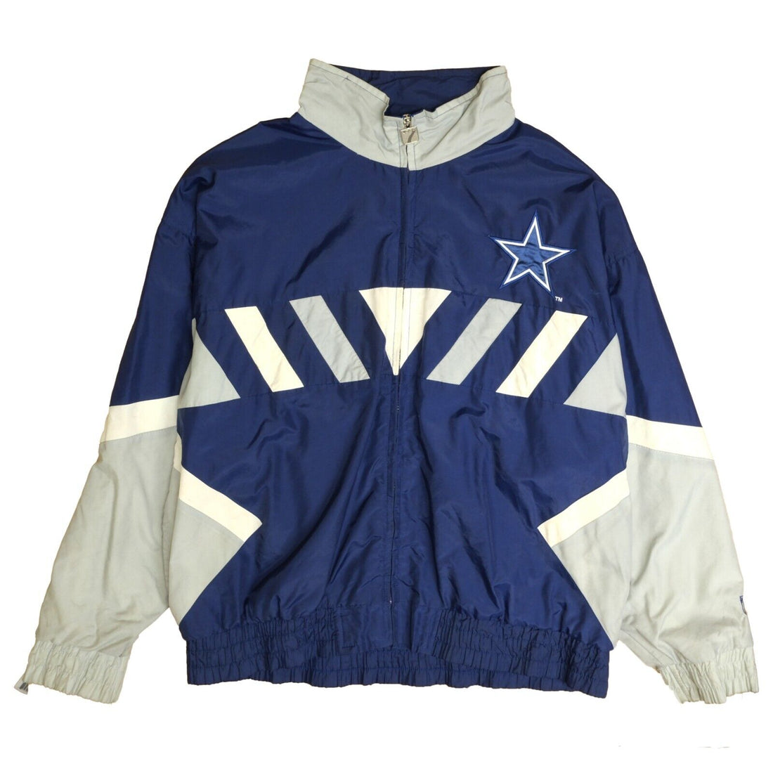 Vintage Dallas Cowboys Logo 7 Windbreaker Light Jacket Size XL NFL