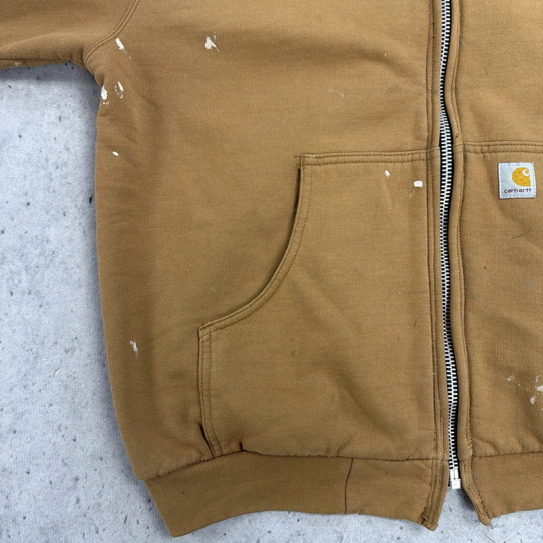 Vintage Carhartt Thermal Lined Sweatshirt Hoodie Size Large