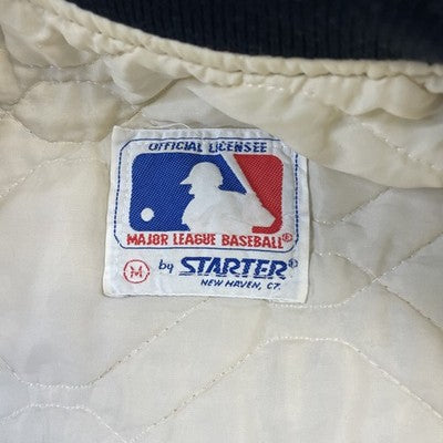 Vintage Chicago White Sox Starter Satin Bomber Jacket Size Medium MLB