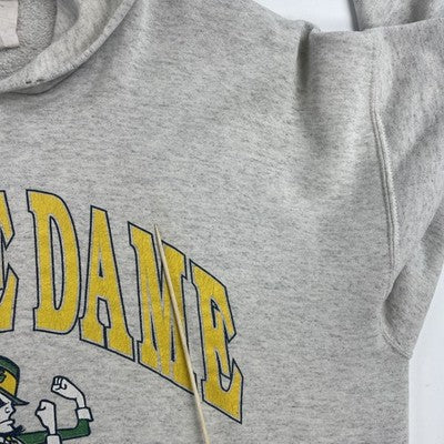 Vintage Notre Dame Fighting Irish Sweatshirt Hoodie Size XL 90s NCAA
