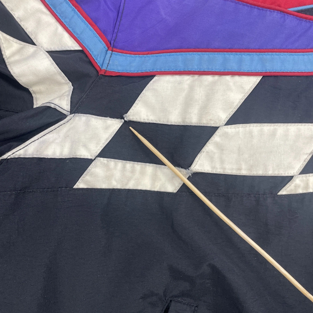 Vintage Polaris Snowmobile Racing Puffer Bomber Jacket Size 2XL